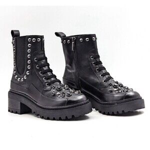 Karl Lagerfeld Paris Breck Studded Booties Sz 6 New